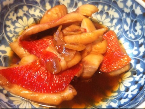 金目鯛の生姜煮